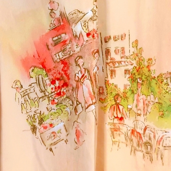 Pleated A-Line" Vintage DKNY " Skirt - Picture 3 of 4